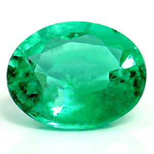 Oval 0.54 Green Emerald - #1082860