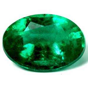 Oval 1.06 Green Emerald - #1082783
