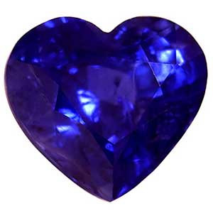 Heart 1.23 Blue Sapphire - #1081941