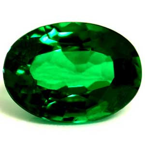 Oval 0.67 Green Emerald - #1083044