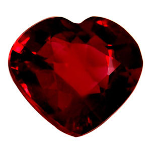 Heart 1.02 Red Ruby - #1083180