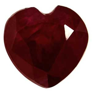 Heart 1.22 Red Ruby - #1082201