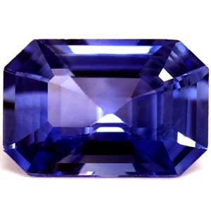 Emerald 0.85 Blue Sapphire - #1082338