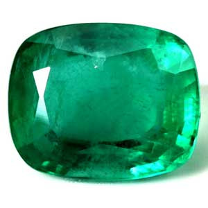 Cushion 2.98 Green Emerald - #1082567