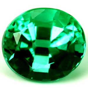 Oval 0.76 Green Emerald - #1084350