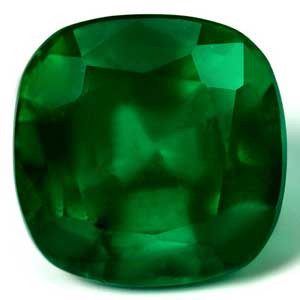 Cushion 3.57 Green Emerald - #1083049