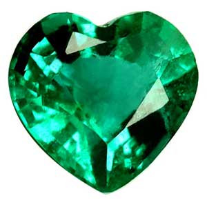 Heart 0.80 Green Emerald - #1084294