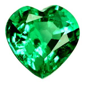 Heart 0.95 Green Emerald - #1084293
