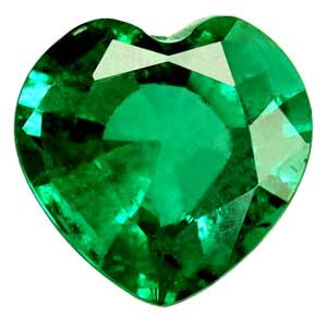 Heart 0.63 Green Emerald - #1084291