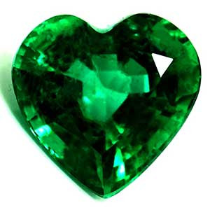 Heart 0.85 Green Emerald - #1084283