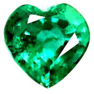 Heart 0.99 Green Emerald - #1084288