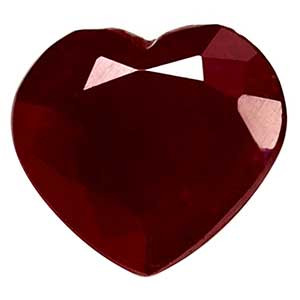 Heart 0.90 Red Ruby - #1084139