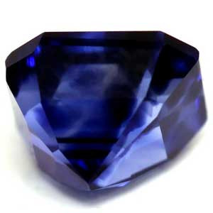 Emerald 0.77 Blue Sapphire - #1085439