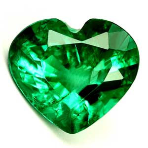 Heart 0.56 Green Emerald - #1084421
