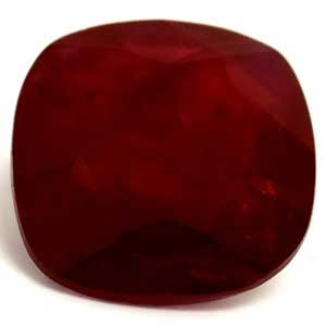 Cushion 0.74 Red Ruby - #1085348