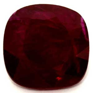 Cushion 0.95 Red Ruby - #1085354