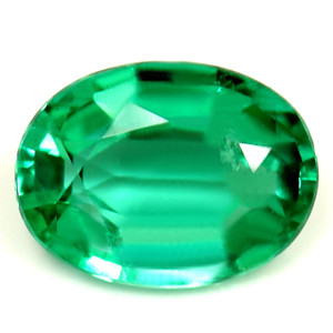 Oval 0.58 Green Emerald - #1090658