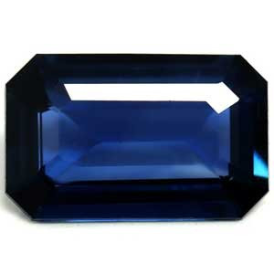 Emerald 0.67 Blue Sapphire - #1112785