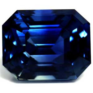 Emerald 3.86 Blue Sapphire - #1113468