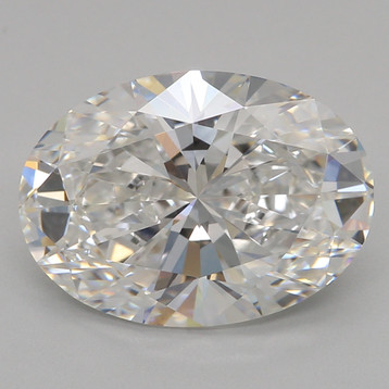 Oval 2.53 E VVS2 - #1115667 - Lab Grown