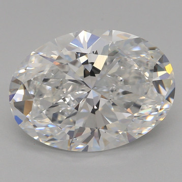 Oval 3.07 E VVS2 - #1115726 - Lab Grown