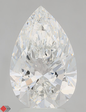 Pear 3.51 E VVS2 - #1115868 - Lab Grown
