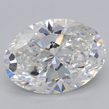 Oval 3.06 E VVS2 - #1115733 - Lab Grown