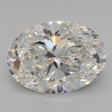 Oval 3.04 E VVS2 - #1115710 - Lab Grown