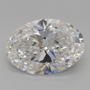 Oval 3.59 E VVS2 - #1115803 - Lab Grown