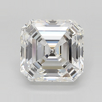 Asscher 3.05 D VVS2 - #1123716 - Lab Grown