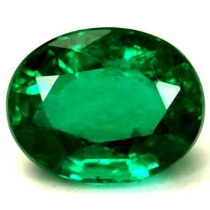 Oval 1.27 Green Emerald - #1125466
