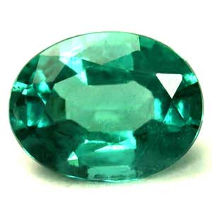 Oval 0.98 Green Emerald - #1125405