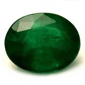 Oval 0.55 Green Emerald - #1125415