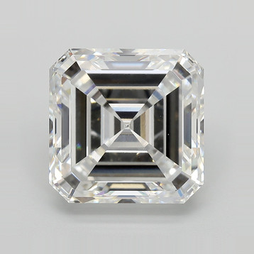 Asscher 10.14 F VVS2 - #616898 - Lab Grown