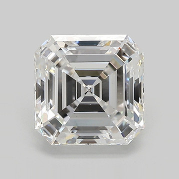 Asscher 2.58 E VS2 - #840730 - Lab Grown