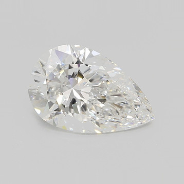 Pear 2.60 E VVS2 - #992021 - Lab Grown