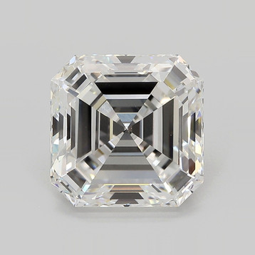 Asscher 6.06 E VVS2 - #997232 - Lab Grown