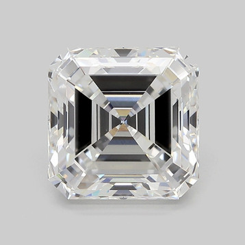 Asscher 5.08 E VVS2 - #997428 - Lab Grown