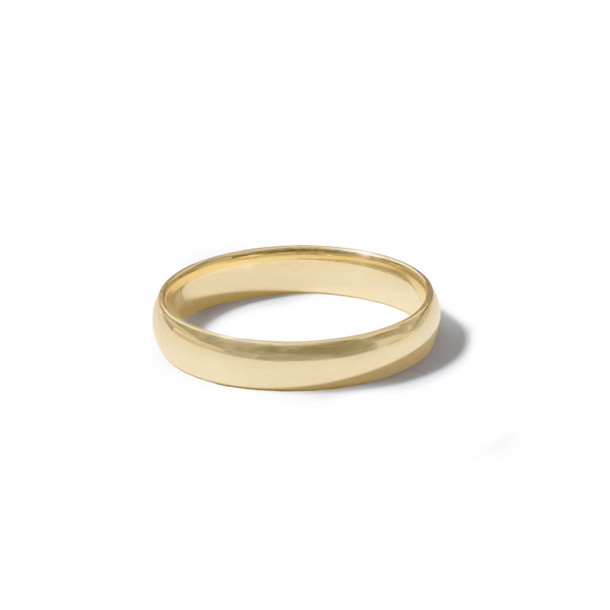 Lightweight High Polished 4mm Wedding Band