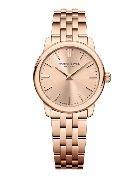 Raymond Weil Toccata Classic 24 Rose Dial Watch | Rose Gold-PVD