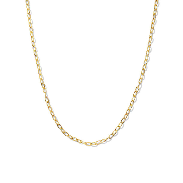 Gold Paperclip Chain Necklace