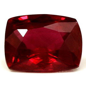 Cushion 0.61 Red Ruby - #1067384