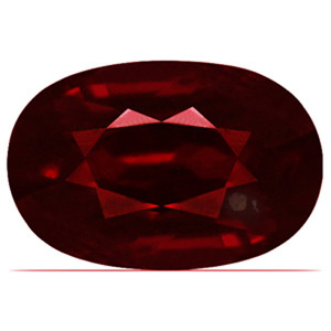 Oval 0.64 Red Ruby - #1067657