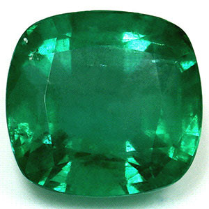 Cushion 3.47 Green Emerald - #1068261