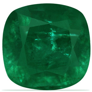 Cushion 3.41 Green Emerald - #1068361