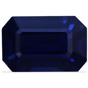 Emerald 0.68 Blue Sapphire - #1068306