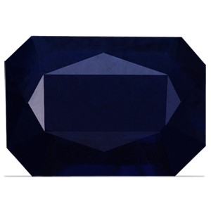 Emerald 0.82 Blue Sapphire - #1068571