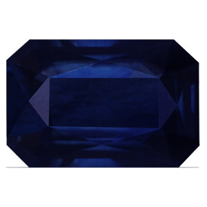 Emerald 0.92 Blue Sapphire - #1068576