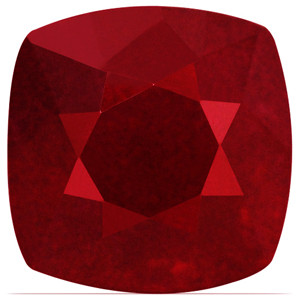 Cushion 3.68 Red Ruby - #1068618