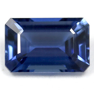 Emerald 0.65 Blue Sapphire - #1068951